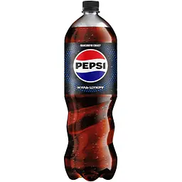 Напій безалкогольний Pepsi Black Free сильногазований 1.75 л - мініатюра 3