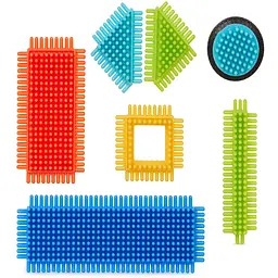 Конструктор-брістл Battat Lite Bristle Blocks Будівельник 36 деталей (BT3099Z) - мініатюра 2