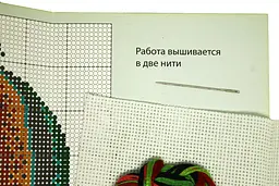Набір для вишивання нитками, 11х11 см, ДК-05 - мініатюра 2