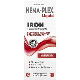 Комплекс вітамінів і мінералів NaturesPlus Hema-Plex 250 мл - мініатюра 2