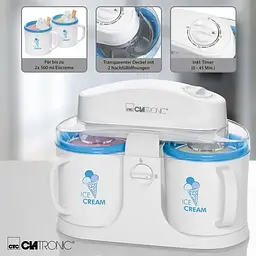 Апарат для приготування морозива Clatronic ICM 3650 морозивниця - мініатюра 5