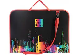 Портфель пластиковий на блискавці Colourful А3 CF30003-01 (1)
