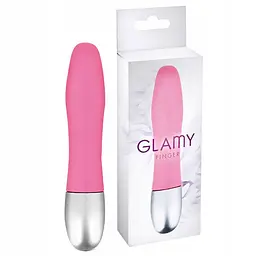 Міні-вібратор Glamy Finger Pink, 11 см (рожевий) - мініатюра 2