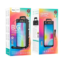 Портативна акустика Hoco bs52 billowing outdoor BT speaker караоке бездротова - мініатюра 7