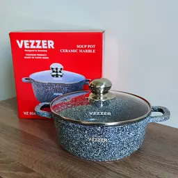 Каструля Vezzer з кришкою 20 см 2.5 л сіра (VZ8041) - мініатюра 8