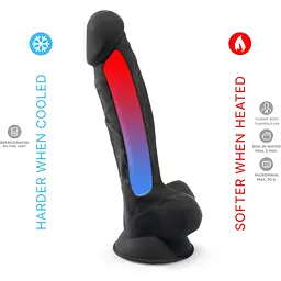 Фалоімітатор SilexD Vetus Black (MODEL 1 Size 8in) - мініатюра 5