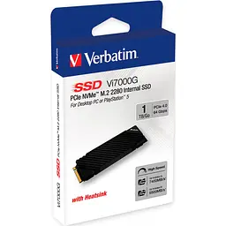 Накопичувач SSD Verbatim m.2 NVMe 1TB SSD-Vi7000G PCIe 4.0 (49367) - мініатюра 8