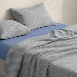 Дитяча преміум постільна білизна Cosas NORDIC WAVE CS6 110х140см (NordicWeave_117WashedCottonCloud_140) - мініатюра 2