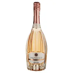 Вино ігристе Piccini Prosecco Premium Venetian Dress Rosato Extra Dry, рожеве, екстра сухе, 0,75 л