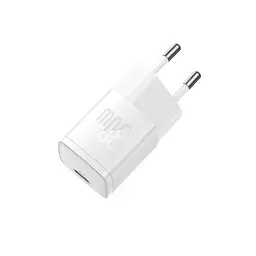 Мережевий зарядний пристрій Baseus Cube Pro Fast Charger 1C 30W EU білий - мініатюра 2