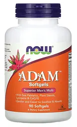Мультивітаміни для чоловіків ADAM 90 капсул NOW Foods - мініатюра 1