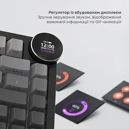 Клавіатура Ajazz AK820 V2 White Peach Switch (AK820-V2-WP-S-BG) - мініатюра 13