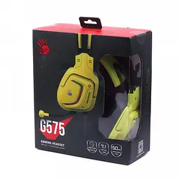 Гарнітура A4Tech Bloody G575 Punk Yellow - мініатюра 5