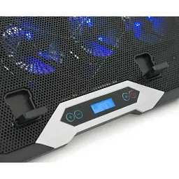 Підставка для ноутбука Ice Coorel K10 10-17" RGB Black (YT35671) - мініатюра 3