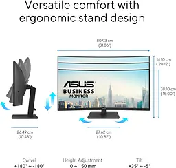 Монітор Asus 34" VA34VCPSR teh0024918 - мініатюра 6