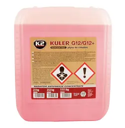 Антифриз концентрат K2 Kuler Long Life 20 л червоний (W416C) (K20271)