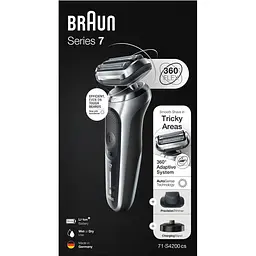Електробритва Braun Series 7 71-S4200cs Silver/Black (81770266) - мініатюра 3
