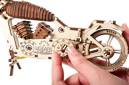 Механічний 3D Пазл Ukrainian Gears Байк VM-02, 189 елементів (70051) - мініатюра 8
