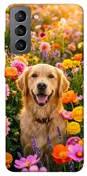 TPU чохол Demsky Flowery labrador для Samsung Galaxy S21 FE