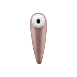 Вакуумний стимулятор клітора Satisfyer Number One золотий - мініатюра 5