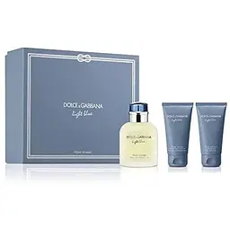 Набір Dolce & Gabbana Light Blue 125 мл туалетна вода 50 мл гель для душу 50 мл бальзам після гоління