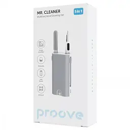 Багатофункціональний набір Proove Mr. Cleaner 5in1 для чищення електроніки та гаджетів White (MCS00000502) - мініатюра 7