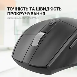 Миша бездротова OfficePro M315B Чорний - мініатюра 10