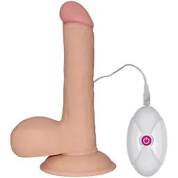 Вібратор Lovetoy The Ultra Soft Dude 7.5" 18 см тілесний