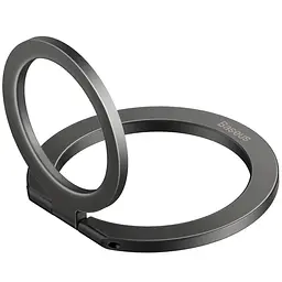 Тримач для телефону Baseus Halo Series Foldable Metal Ring (Single ring) (SUCH00001) Grey - мініатюра 4
