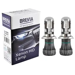 Біксенонова лампа Brevia H4, 4300K, 85V, 35W P43t-38 KET, 2шт(12443)