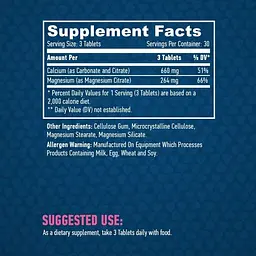 Кальцій + Магній в цитратній формі Haya Labs Calcium Magnesium Citrate 90 таблеток - мініатюра 3