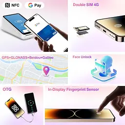 Смартфон Oukitel P1 Pro 6.7" FHD+ /8GB/512GB/ G100 /5150mAh/ 50+32Мп / Black - мініатюра 7