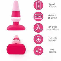 Анальна пробка FeelzToys Plugz Butt Plug Colors Nr. 2 - мініатюра 2