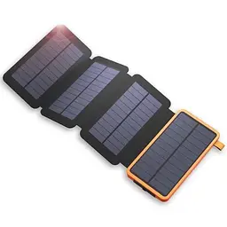Зарядний пристрій на сонячних батареях Power Bank 25000mAh 10Вт