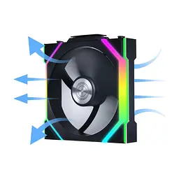 Кулер для корпуса Lian Li Uni Fan SL WIRELESS Reverse, 120-1, B (G99.12RSL1W1B.00) - миниатюра 5