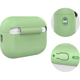 Чохол AhaStyle Colorful Silicone Case для AirPods Pro 2 Avocado Green [CP-187-2-C-AG] [133832] - мініатюра 3