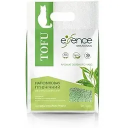 Наповнювач для котячого туалету Essence з тофу з ароматом зеленого чаю 6 л - мініатюра 3