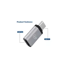 Перехідник Lightning F to USB-C M gray XoKo (XK-AC-027) - мініатюра 3