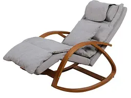 Масажер - крісло-гойдалка NAIPO Massage Rocking Chair для спіни з підігрівом, вібрацією та додатковою функцією масажу Шиатцу;