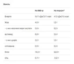 Протеїн Веганський Vegan Protein - 500г Ваніль - мініатюра 2