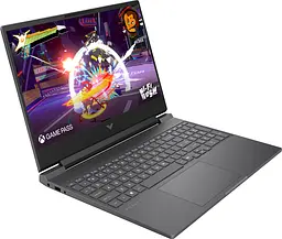 Ноутбук HP Victus 15-fb3069ua 15.6" FHD IPS,300n/Ryzen 7-260 (5.1)/24Gb/SSD512Gb/RTX 5050,8GB/DOS/Сірий (C9RY7EA) - мініатюра 2