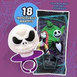Льодяники-кільця The Nightmare Before Christmas Lollipop Rings Halloween 18шт, 216г - мініатюра 3