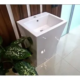 Раковина Newarc Power 51x45 підлоговий 3813, Білий - мініатюра 2