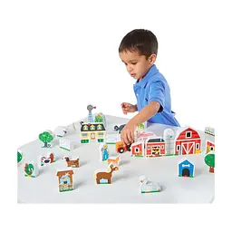 Ігровий набір Melissa & Doug дерев'яний Ферма і трактор (MD14800) - мініатюра 5