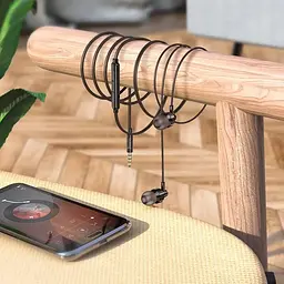 Навушники Hoco M90 Delight wired 3.5 mm чорні 6931474759351 - мініатюра 5