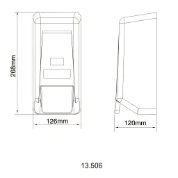Дозатор рідкого мила HOTEC 13.506 ABS White - мініатюра 5