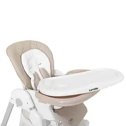 Дитячий стільчик для годування малюка складний пластиковий Toffee Carrello Ash Grey - мініатюра 3