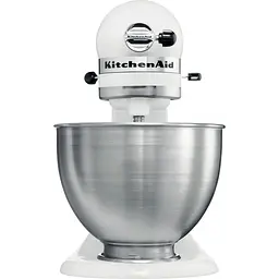 Планетарний міксер KitchenAid Classic 5K45SSEWH White [126225] - мініатюра 3