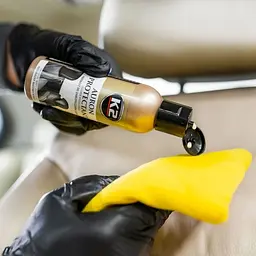 Набір для догляду за шкіряним салоном авто K2 AURON 4 Clean 4 шт. (G424) - мініатюра 4