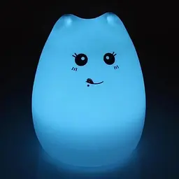 Ночник силіконовий LED Supretto Кішечка (5106) - мініатюра 4